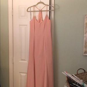 Lovers + Friends light pink gorgeous ball gown